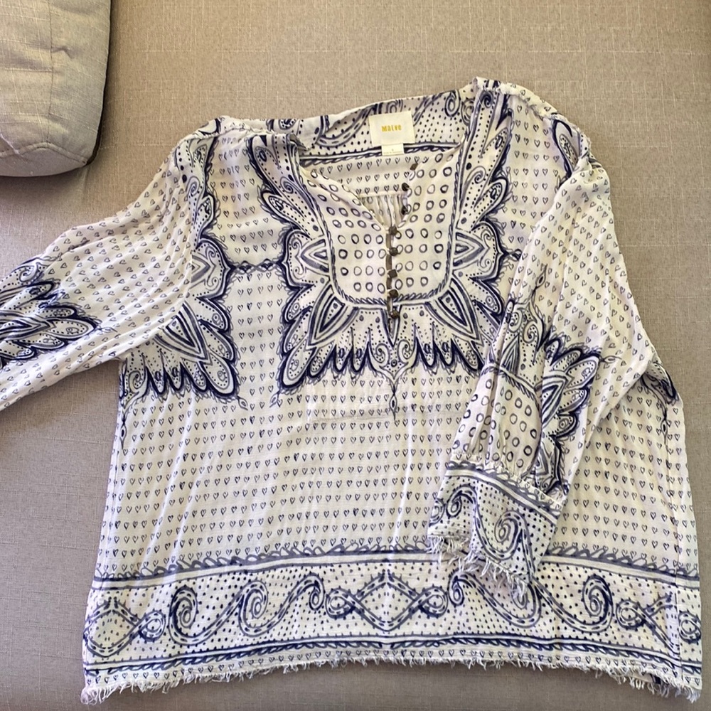 Maeve Anthropologie Patterned Top